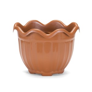 IN434-VASO FLOR MEDIO TELHA 3LTS - INJEPLASTEC