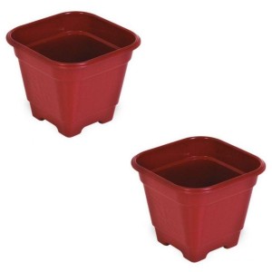 25294-VASO QUADR M TERRA COTA- ARQPLAST