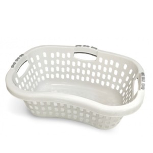 25611-CESTO TELADO ANGULAR BRANCO 32LTS- ARQPLAST