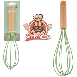 1076706-BATEDOR DE CLARA FOUET SILICONE VERDE-CP