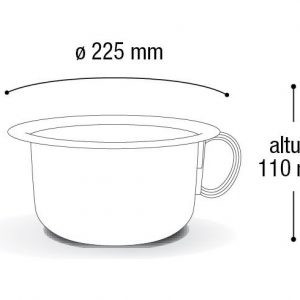 UP27-URINOL PLAST AZUL- ARQPLAST