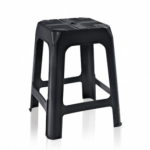 BPT-BANQUETA PRETA SIMPLES - ARQPLAST