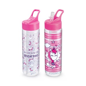 470944-SQUEEZE PET UNICORNIO FLIP TOP 700ML-PLASDURAN
