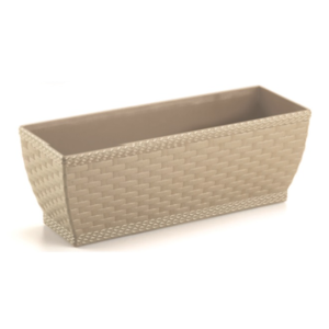 IN946-JARDINEIRA RATTAN PQ PALHA-INJEPLASTEC