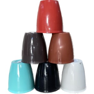 IN974-VASO RED 150MM COLOR- INJEPLASTEC