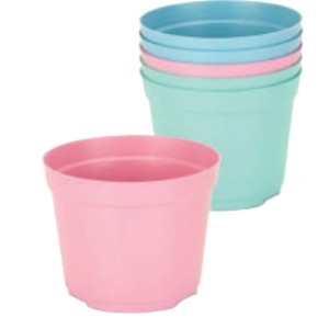 IN796-KIT VASO PLANTIO P14,5 C/ 06PÇS-INJEPLASTEC