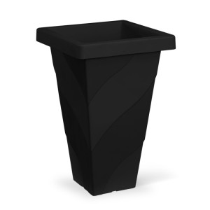 A384-VASO ROMA QUAD EG 20LTS PRETO-ARIPLAS