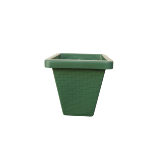 PR1143-VASO QUADR RATTAN N20 VERDE 3LTS-PRATIC