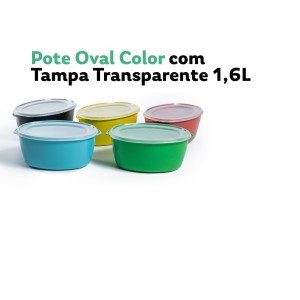 023- POTE OVAL 1.6LTS COLOR TP TRANSP. - LC