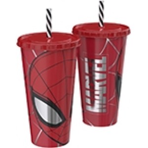 PLAS14464-COPO REFRI HOMEM ARANHA 700ML-PLASUTIL