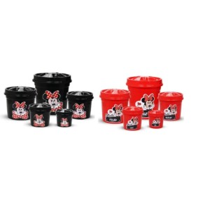 PR719-KIT MANTIMENTO ROSCA 5 PÇS MINIE PRETO/VERM - PRIM