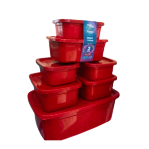 RA1059-CONJ  potes 07 PEÇAS NA REDINHA (4L, M, P)-RAE