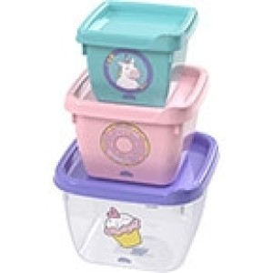 PLAS1042-CJ 3 POTES CONECT UNICORNIO-PLASUTIL