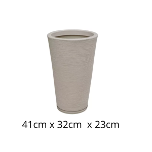 ROT701B-VASO COLUNA RED CONE P C/ PRATO- ROTOA