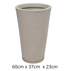 ROT703B-VASO COLUNA RED CONE G C/ PRATO- ROTOA