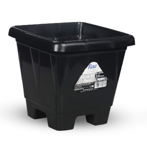 RA6008-VASO QUADRADO M 3,6L PRETO -RAE