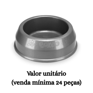 #ATACADO-VALOR UNITÁRIO P/24 PÇS-COMEDOURO BOKAO 20X7 - ARQPLAST