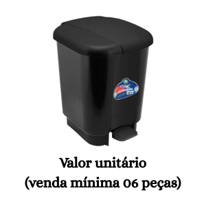 #ATACADO-VALOR UNITÁRIO P/6 PÇS-LIX DE PEDAL 21 LTS - ARQPLAST