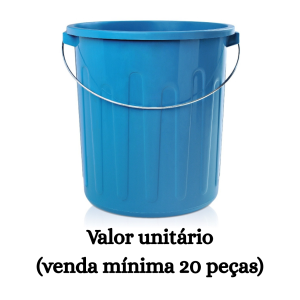 #ATACADO-VALOR UNITÁRIO P/20 PÇS-BALDE REF. 30 LTS - ARQPLAST