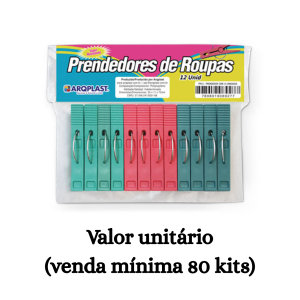 #ATACADO-VALOR UNITÁRIO P/80 PÇS-PRENDEDOR 7030 - ARQPLAST