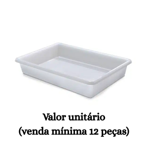#ATACADO-VALOR UNITÁRIO P/12 PÇS-BANDEJA MULTI USO 12LTS- ARQPLAST