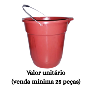 #ATACADO-VALOR UNITÁRIO P/25 PÇS-BALDE REF. 21 COLOR-CVL
