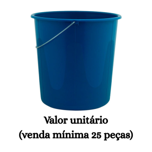 #ATACADO-VALOR UNITÁRIO P/25 PÇS-BALDE REF. 13 COLOR-CVL