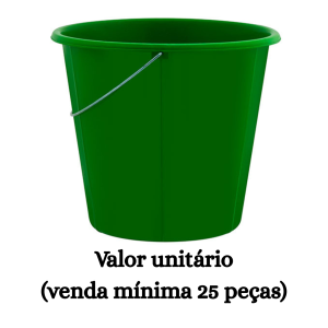 #ATACADO-VALOR UNITÁRIO P/25 PÇS-BALDE REF. 08 COLOR-CVL
