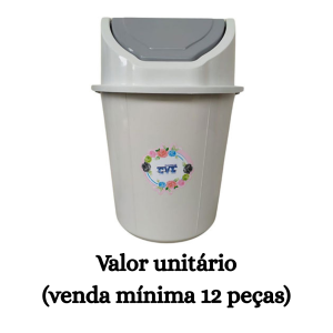 #ATACADO-VALOR UNITÁRIO P/12 PÇS-LIX. BASCULANTE REF 13 BRANCA-CVL