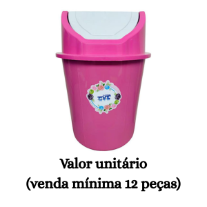 #ATACADO-VALOR UNITÁRIO P/12 PÇS-LIX. BASCULANTE REF 13 ROSA-CVL