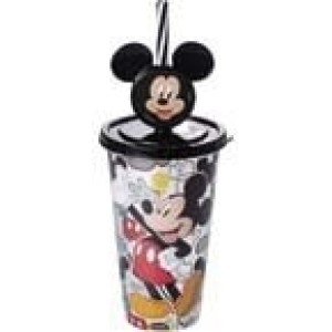 PLAS17538-COPO REFRI C/ PIN MICKEY METALIZADO 500ML-PLASUTIL