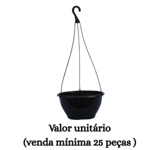 #ATACADO-VALOR UNITÁRIO P/25 PÇS-CUIA PÉTALA 19,5 PRETO C/ HASTE-CVL