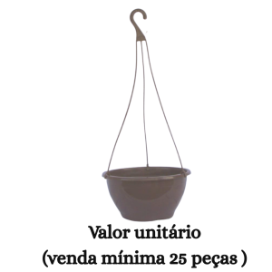 #ATACADO-VALOR UNITÁRIO P/25 PÇS-CUIA PÉTALA 19,5 TABACO C/ HASTE-CVL