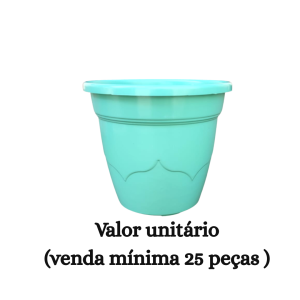 #ATACADO-VALOR UNITÁRIO P/25 PÇS-VASO RED PÉTALA COLOR 7.0-CVL