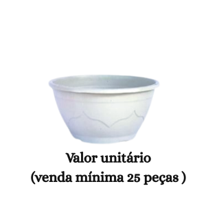 #ATACADO-VALOR UNITÁRIO P/25 PÇS-VASO CUIA PÉTALA 19,5 MARMORE-CVL