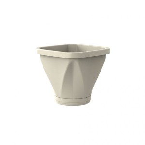 UNI1186-VASO QUADRADO N.13 C/ PRATO PALHA-UNINJET