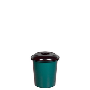 P518-CESTO FECHADO COLORIDO 27 LTS -PLASNEW