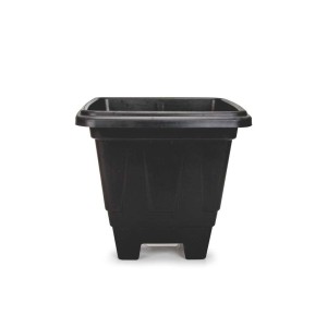 A49-VASO QUADR PRETO 16LTS-ARIPLAS