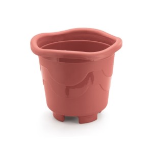 IN290-VASO REDONDO MINI TELHA - INJEPLASTEC